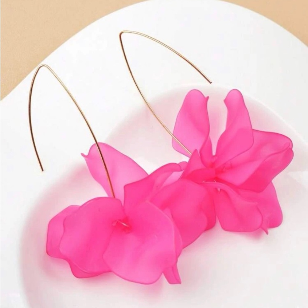 Flower Drop Earrings